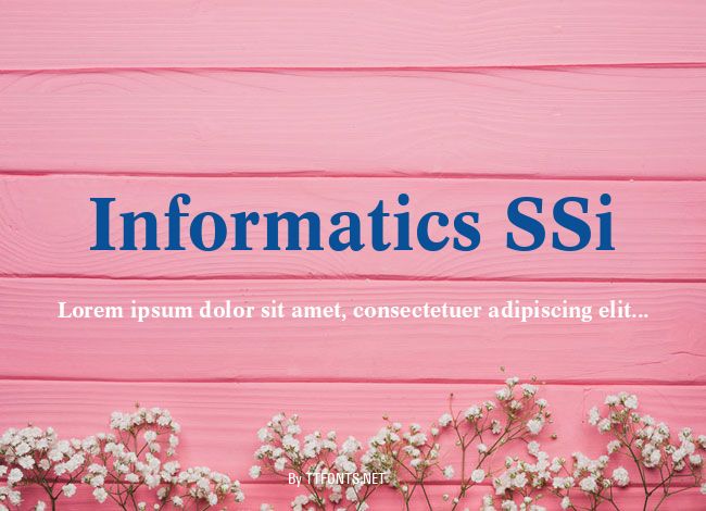 Informatics SSi example